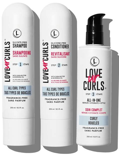 Amazon.com : Love Ur Curls Fragrance Free Shampoo and Conditioner Set ...
