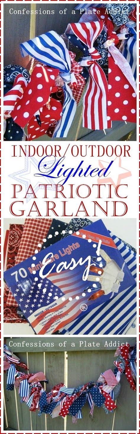fourth of july lighted decorations