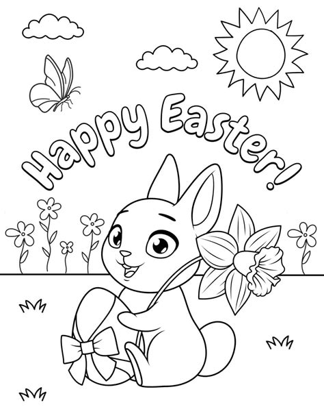 Coloring Pages Easter - Joe Printables