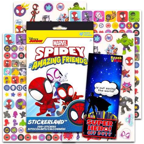 Buy Spidey Potty Training Stickers Bundle - Over 295 Spidey and His ...