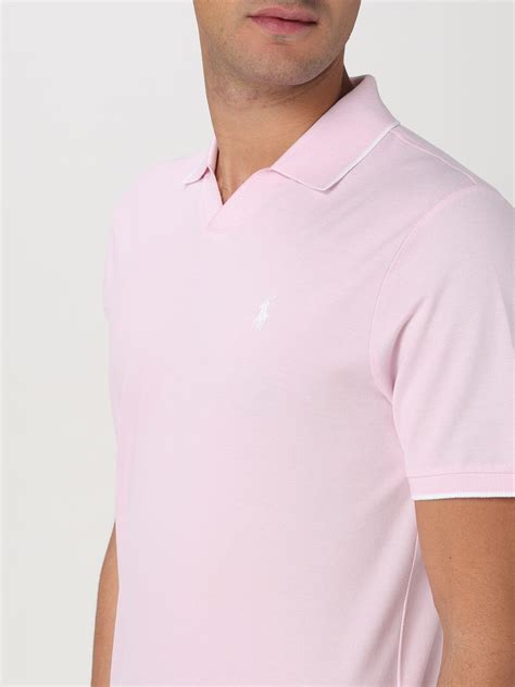POLO RALPH LAUREN: Polo shirt men - Pink | Polo Ralph Lauren polo shirt ...