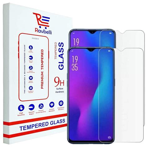 Ravbelli Realme 3 Pro Tempered Glass Screen Protector 9H Hardness Cover ...