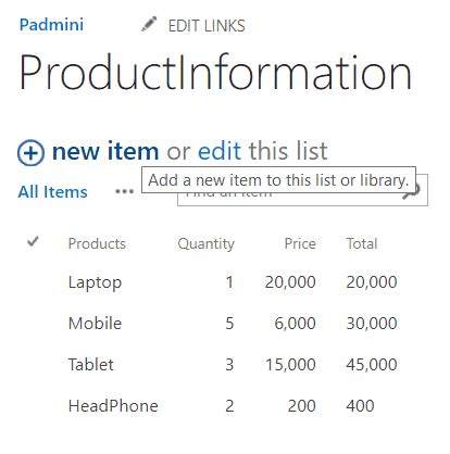 Total a Calculated Column in SharePoint 的图像结果