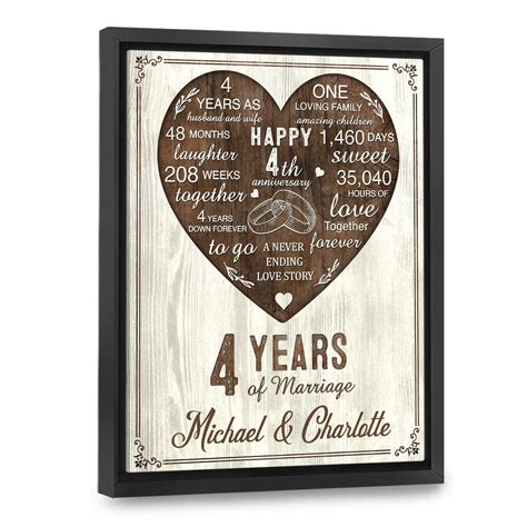 4th Wedding Anniversary Images For Husband