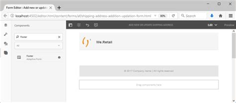 Create Adaptive Form Using AEM Forms 的图像结果