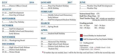 Hendrickson High School - School District Instructional Calendar ...