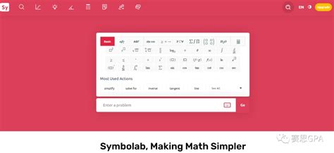 Symbolab Tutorial 的图像结果