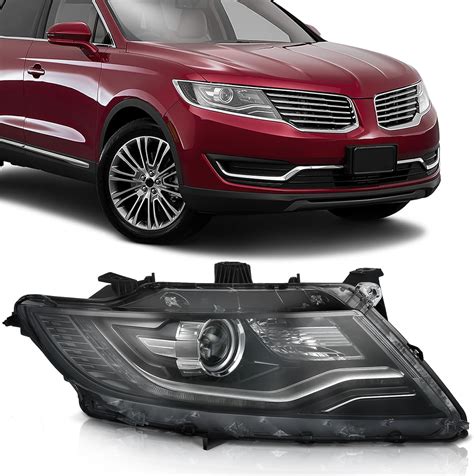 Amazon.com: Partzer Headlight Assembly Fit for 2016 2017 2018 Lincoln MKX, HID Headlamp, w/o AFS ...