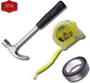 Jiya L614 TOOLS-CLAW HAMMER I MEASUREMENT TAPE 5M I TAPE ALL PRODUCT ...