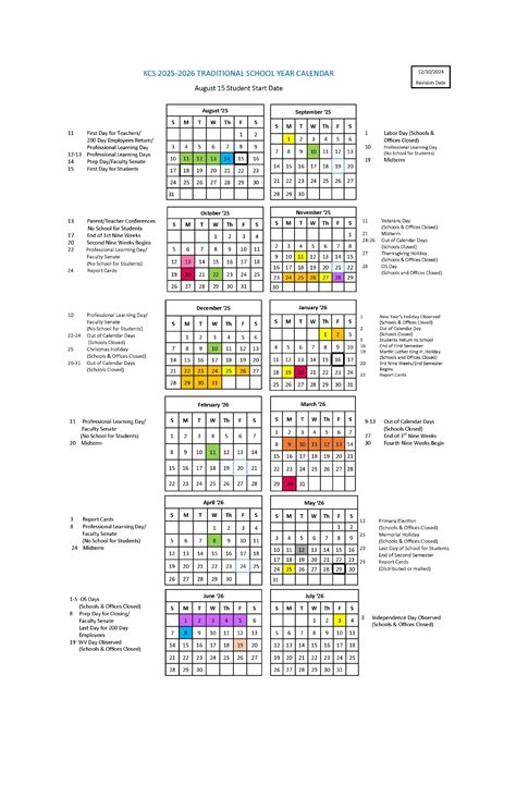 Kanawha County Schools Calendar 2026 - School District Calendar