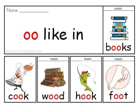 Free Phonics Flip Book - oo words - FREE & Printable - Phonics Flip ...