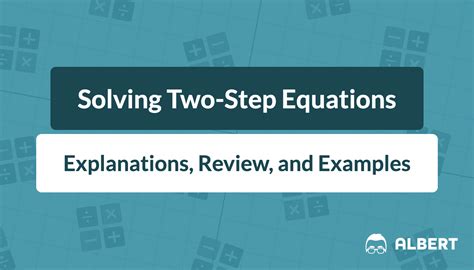 Image result for Solving 2 Step Equations Explained