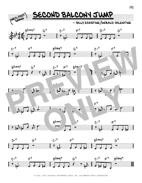 Dexter Gordon "Second Balcony Jump" Sheet Music Notes | Download ...