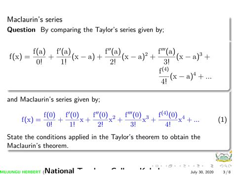 Maclaurin series | PDF