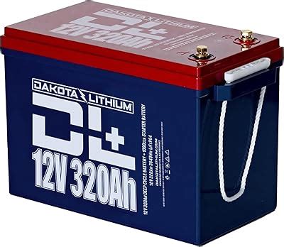 DakotaLithium Dakota Lithium 12V 320 Ah LiFePO4 Deep Cycle Battery ...