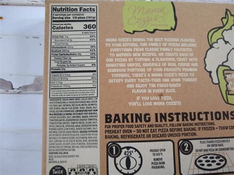 Pizza Artista Cauliflower Crust Nutrition at Lucas Angas blog