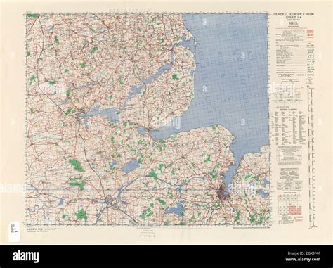 Kiel area map hi-res stock photography and images - Alamy