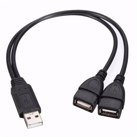Image result for Double USB Cable