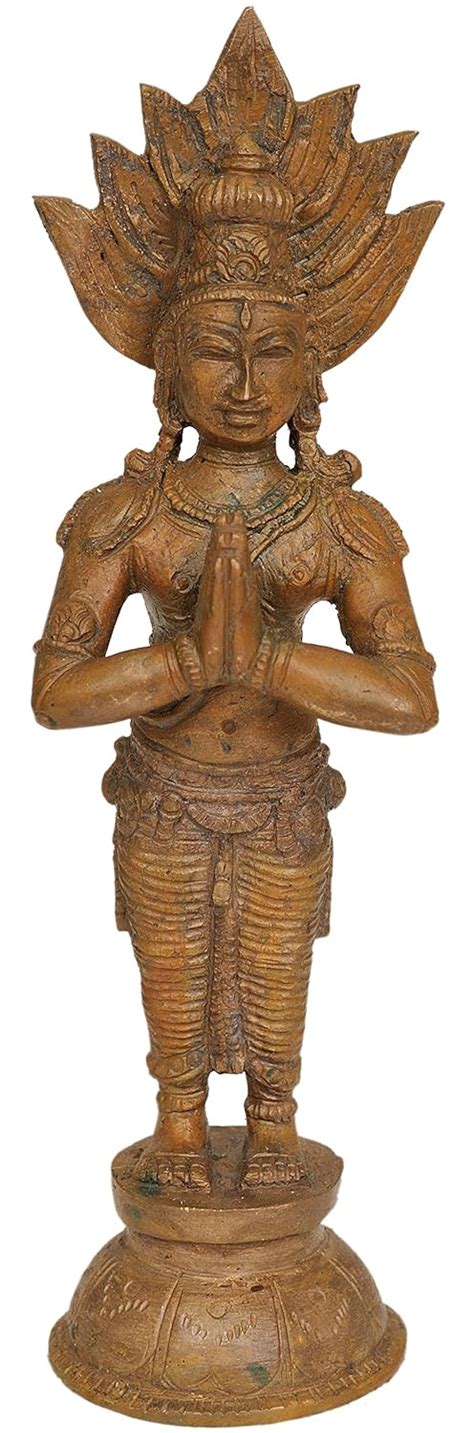 Exotic India Agni Deva - Bronze Statue from Swamimalai : Amazon.in ...