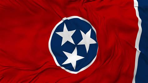 State of Tennessee Flag Seamless Looping Background, Looped Bump ...