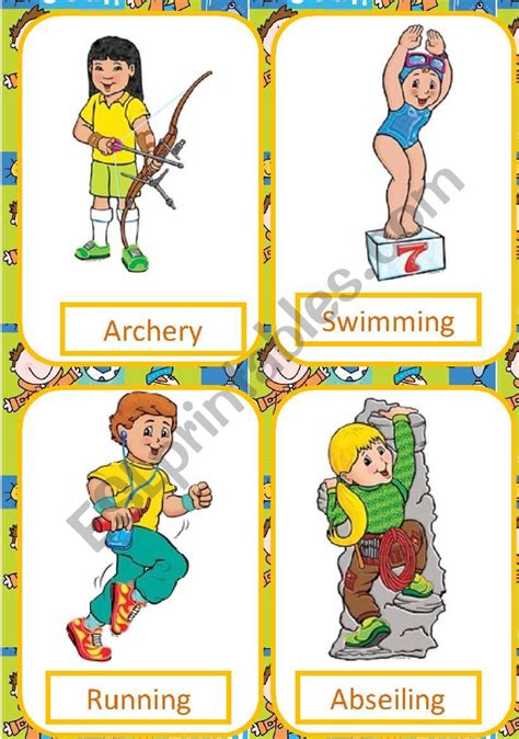 Sports Flash Cards 的图像结果