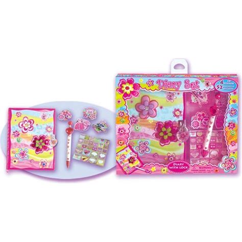 Flower Fling Secret Diary with Pen and Sticker Set : Amazon.in: Toys ...