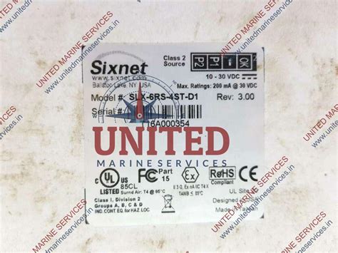 SIXNET - Automation Spares Surplus Inventory | United Marine Services