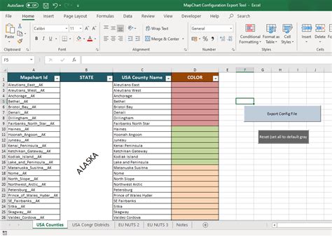 Image result for Multi-Coloured Map Chart On Excel