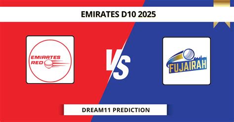 EMR vs FUJ Dream11 Prediction Today Match 20 of Emirates D10