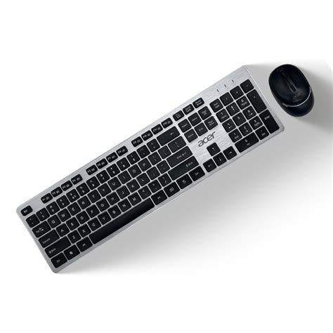 Acer Fusion Wireless Keyboard and Mouse Combo, Durable Stylish Design ...