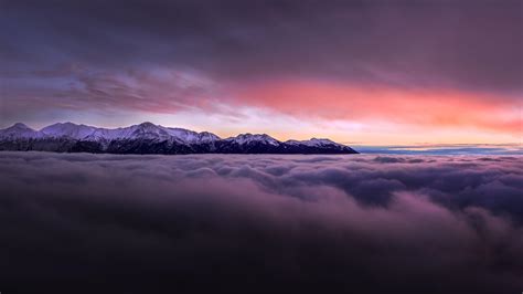 Mountains Sunset Landscape 4k Wallpapers - Wallpaper Cave