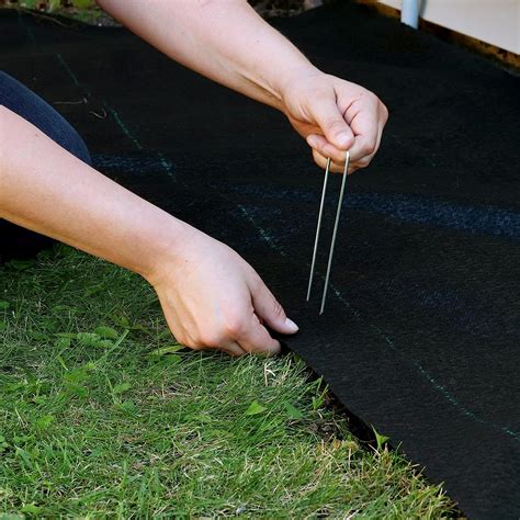 Buy Sunnydaze 5.8oz Woven Weed Barrier Landscape Fabric - Heavy-Duty ...