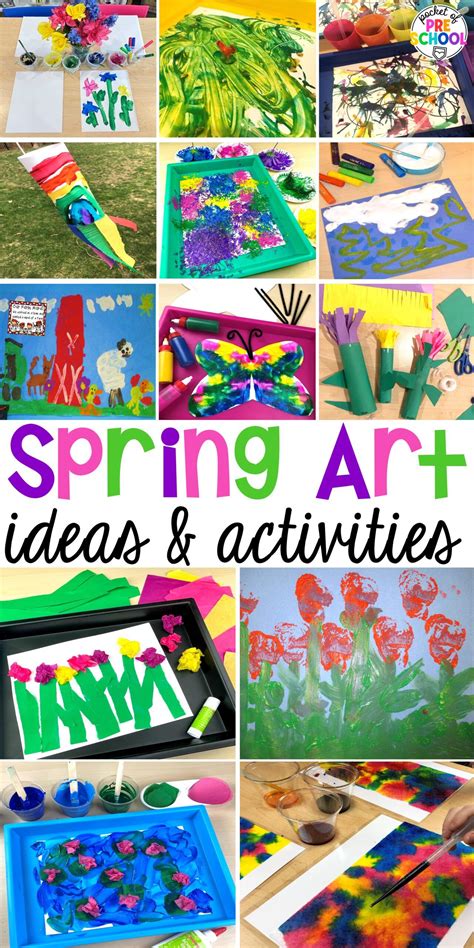 Spring Process Art Activities for Preschool, Pre-k, & Kindergarten ...