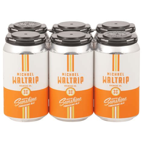 Michael Waltrip Brewing Co. Beer, Ale, Bristol Sunshine, Tangerine (12 ...