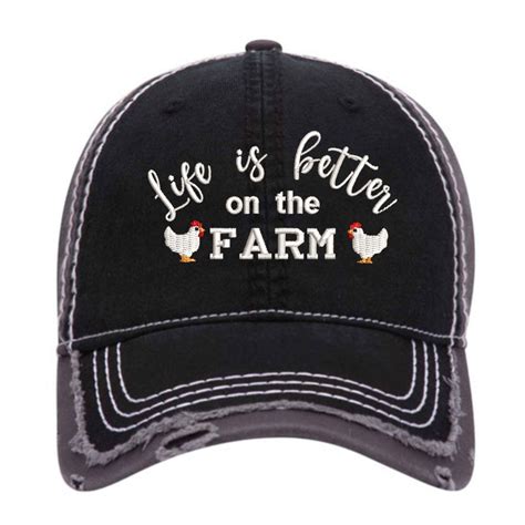 Life is Better on the Farm Hat, Farm Hat, Farm Girl Hat, Farm Life Cap ...