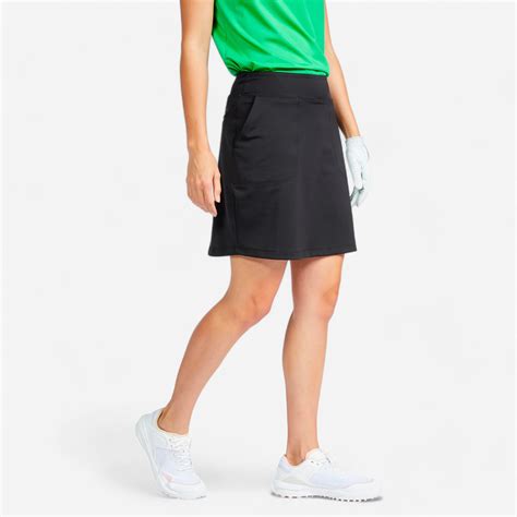 Women’s golf skort, WW 500 black INESIS | Decathlon