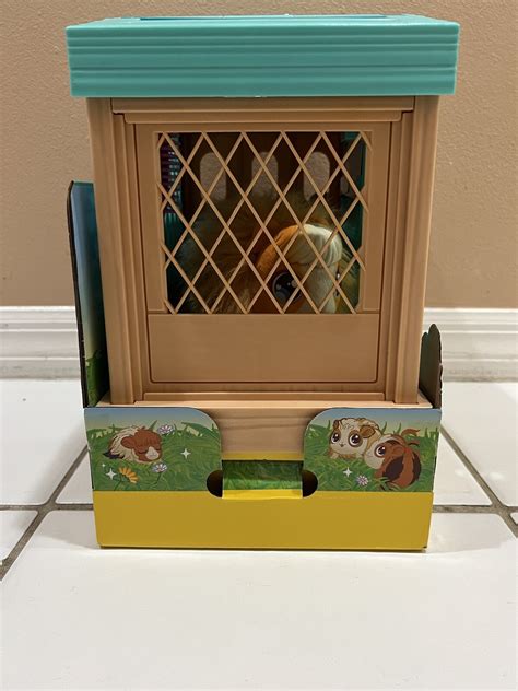 Buy SHIPS NEXT DAY! MAMA SURPRISE* Guinea Pig Hutch & 3 Babies Little ...