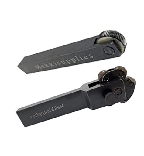 HAMMER MAN Single Wheel knurling Tool Holder (12 x 12 x 100 mm) & 6 ...