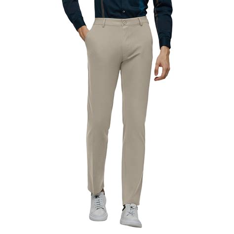 EHRWE Mens Casual Pants Male Solid Color Draped Leisure Trousers Micro ...