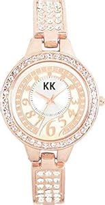 KK CREATION Analogue Rose Gold Metal Watch Women & Girls : Amazon.in ...