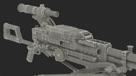 3D Russian Heavy Machine Gun Utyos | 3D Molier International