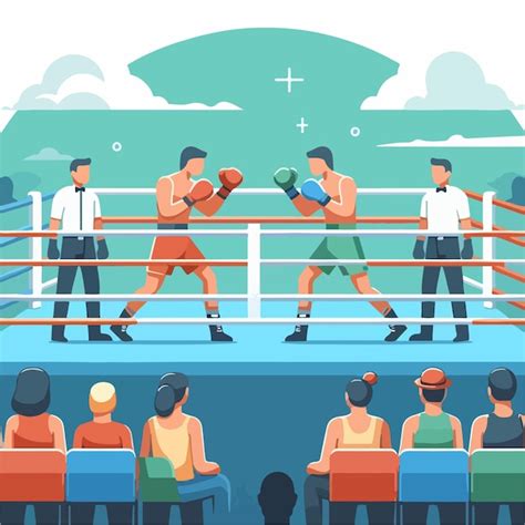 Boxing Event Seating Cartoon 的图像结果