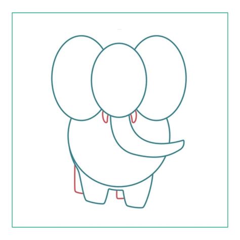 Image result for Easy Elephant Drawing