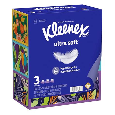 Kleenex 3-Pack Facial Tissue (120-Count) 54314 at Lowes.com