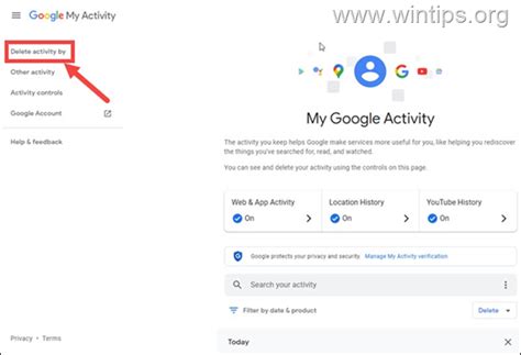 How to Delete Google Account Activity on Mobile or Desktop. - WinTips.org