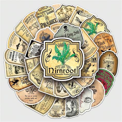 50st Label Magisch Graffiti Waterbestendige sticker Spotprent Sticker ...