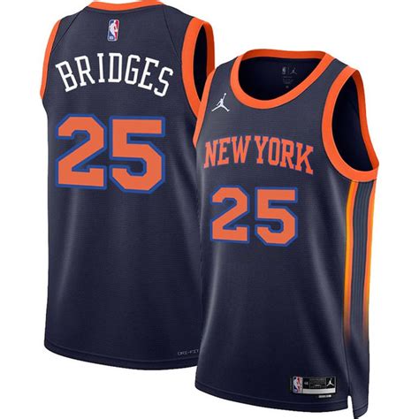Nike Adults' New York Knicks Mikal Bridges #25 Statement Jersey, XL ...