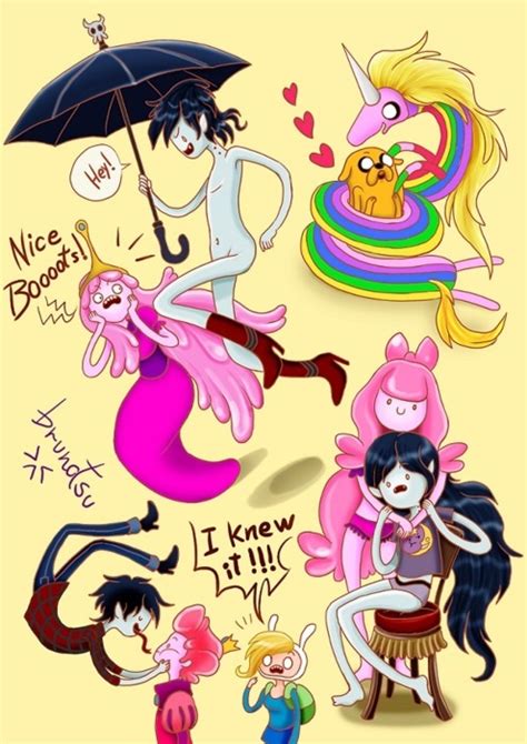 Princess Bubblegum, Prince Gumball, Marshall Lee, Fionna, Cake, Jake ...