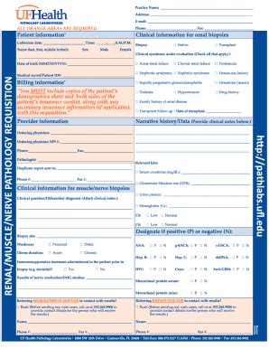 Fillable Online pathlabs ufl renal-muscle-nerve-pathology-requisition ...