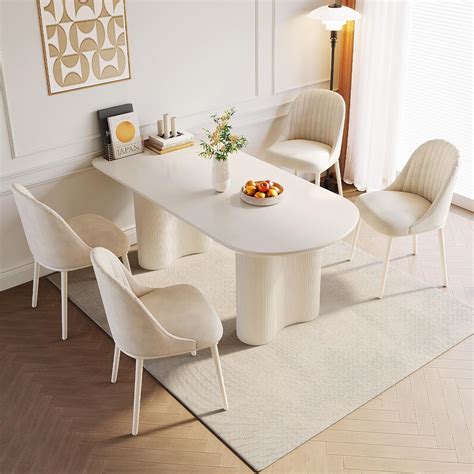 Amazon.com - GraceNook Dining Table Set for 4, Modern Kitchen Table ...